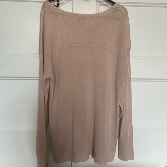 Light Pink Calvin Klein Logo Sweater - Picture 3 of 7